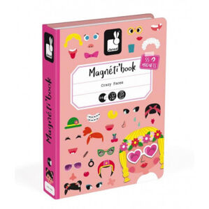 Magnetická kniha - Zábavné tváře - dívky
