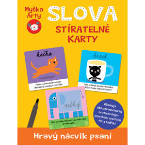 Myška Arty - Slova - stíratelné karty