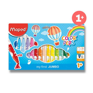 Dětské fixy Maped Color´Peps Jumbo - 18 barev