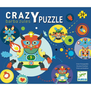 Kreativní puzzle - příšerky - 39 ks