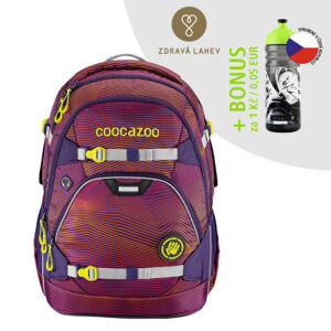 Školní batoh coocazoo ScaleRale, Soniclights Purple + lahev za 1 Kč