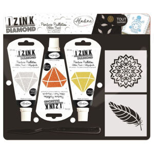 Kreativní sada Izink Diamond - peří - 3 ks