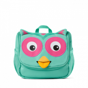 Dětská kosmetická taštička Affenzahn Owl - Turquoise