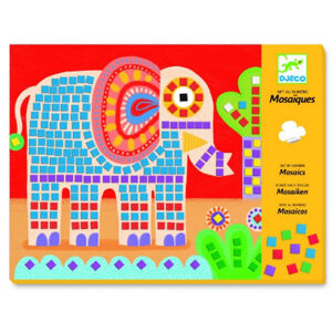 Mozaika - slon a šnek