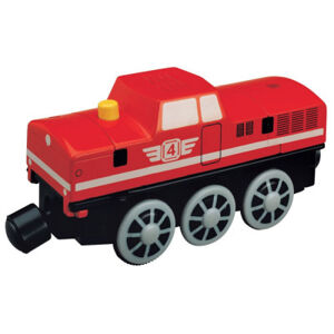 Maxim - dieslová elektrická lokomotiva červená