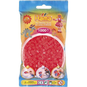 Hama Midi - korálky neonové červené 1000 Ks