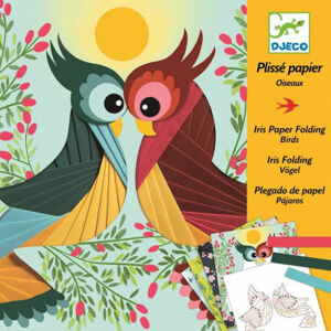 Výtvarná hra - Ptáci -  iris folding - skládání papíru